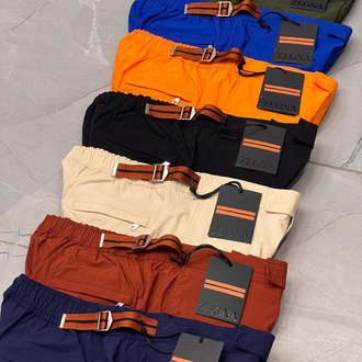 Zegna Premium Deniz Şortu ve Şort Kapri (5165-Turuncu)