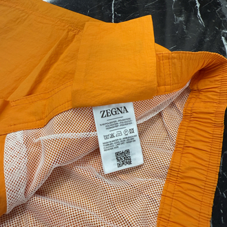 Zegna Premium Deniz Şortu ve Şort Kapri (5165-Turuncu)