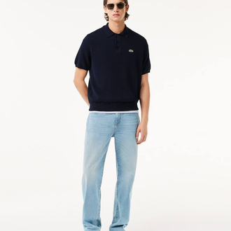 Rayon Kırışmayab Triko Polo Yaka (Siyah -33016)