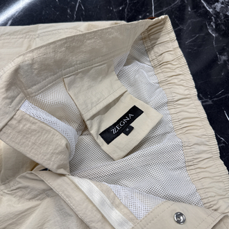 Zegna Premium Deniz Şortu ve Şort Kapri (5165-Bej)