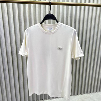 Yeni Demir Logo Modal Kırışmayan Kumaş T-shirt (15052-Beyaz)