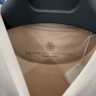İthal Brunello Cucınelli T-shirt Kırışmayan Kumaş (9450-Vizon)