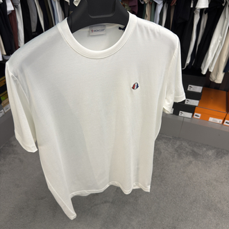 İthal Moncler T-shirt Kırışmayan Kumaş (418-Beyaz)