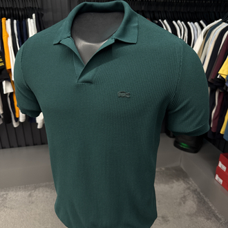 Örme V Triko Polo Yaka (Petrol Yeşili-33036)