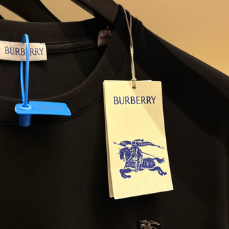 İthal Burberry T-shirt Kırışmayan Kumaş (9224-Siyah)