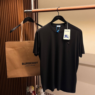İthal Burberry T-shirt Kırışmayan Kumaş (9224-Siyah)