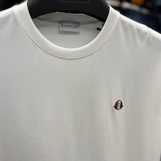 İthal Moncler T-shirt Kırışmayan Kumaş (418-Beyaz)