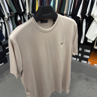 İthal Prada T-shirt Kırışmayan Kumaş (9460-Bej)