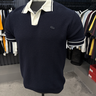 Keten Polo Yaka Triko (Lacivert-33055) 