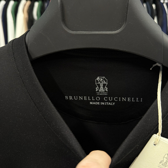 İthal Brunello Cucinelli T-shirt Kırışmayan Kumaş (9462-Beyaz)
