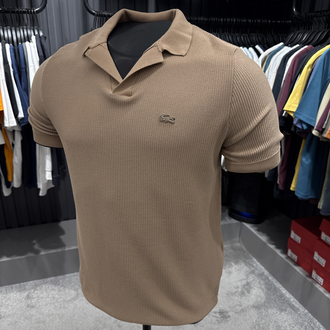 Örme V Triko Polo Yaka (Bej-33036) 