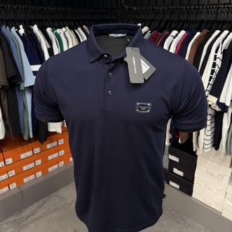 İthal Dolce Gabbana Polo Yaka Kırışmayan Kumaş (10081-Lacivert)