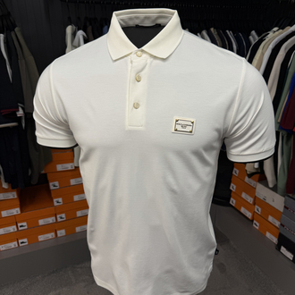 İthal Dolce Gabbana Polo Yaka Kırışmayan Kumaş (10081-Beyaz)