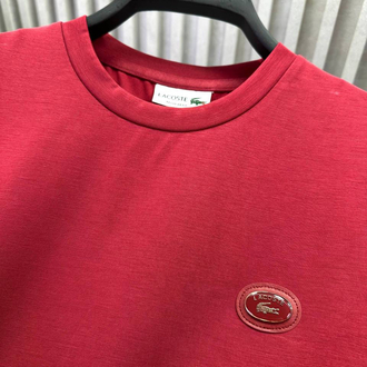 Yeni Demir Logo Modal Kırışmayan Kumaş T-shirt (15052-Bordo)