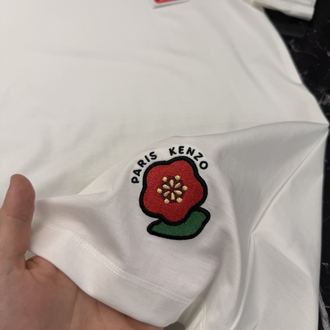 İthal Kenzo T-shirt Kırışmayan Kumaş (9446-Beyaz)