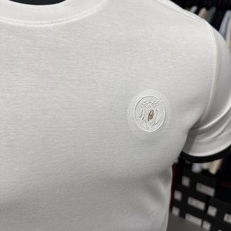İthal BİRONİ  T-shirt Kırışmayan Kumaş (26096-Beyaz)