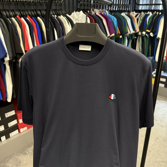 İthal Moncler T-shirt Kırışmayan Kumaş (418-Lacivert)