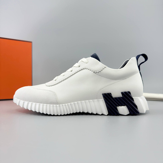 Hermes Beyaz Deri Sneakers (İTHAL ÜRÜN)