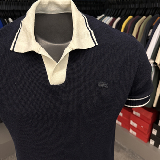 Keten Polo Yaka Triko (Lacivert-33055) 