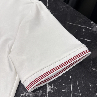 İthal Etro T-shirt Kırışmayan Kumaş (290001-Beyaz)