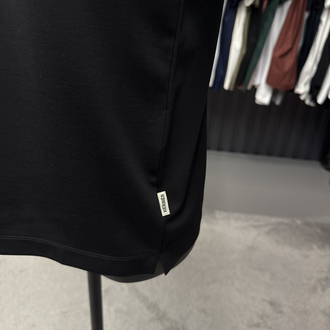 İthal Hermes T-shirt Kırışmayan Kumaş (15054-Kahverengi)