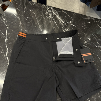 Zegna Premium Deniz Şortu ve Şort Kapri (5165-Siyah)