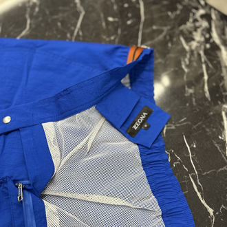 Zegna Premium Deniz Şortu ve Şort Kapri (5165-Sax Mavisi