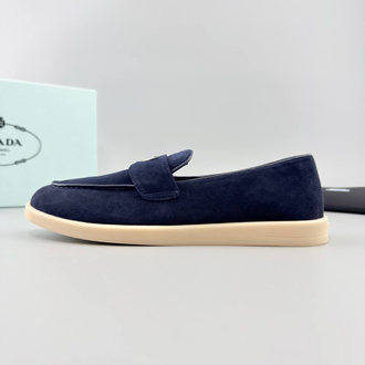 Prada Lacivert Süet Loafer (İTHAL ÜRÜN)