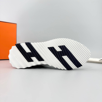 Hermes Beyaz Deri Sneakers (İTHAL ÜRÜN)