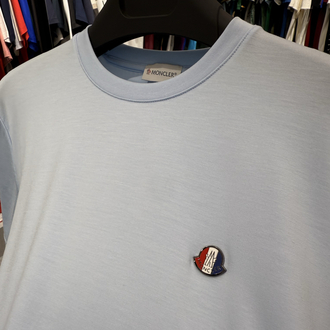 İthal Moncler T-shirt Kırışmayan Kumaş (418-Mavi)
