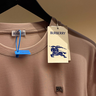 İthal Burberry T-shirt Kırışmayan Kumaş (9224-Bej)