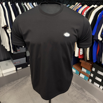 İthal Prada T-shirt Kırışmayan Kumaş (9430-Siyah)