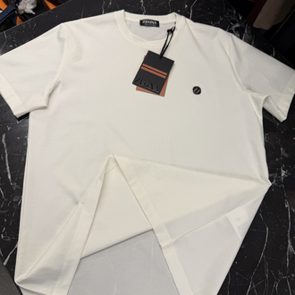 İthal Zegna T-shirt Kırışmayan Kumaş (9461-Beyaz)