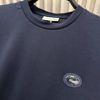 Yeni Demir Logo Modal Kırışmayan Kumaş T-shirt (15052-Lacivert)