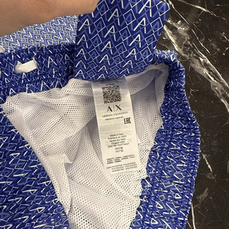 Armanı EXCHANGE Premium Deniz Şortu (5166-Sax Mavisi)