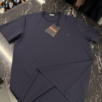 İthal Zegna T-shirt Kırışmayan Kumaş (9461-Lacivert)