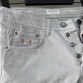 Premium Jacob Cohen Tensel Kumaş Kot Pantolon(1577-Gri)