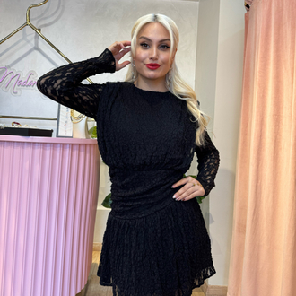 Noir Lace Zarafet Elbisesi