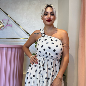 Bianca Tek Omuz Elbise