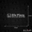 Honda efe plaza arka cam sticker(gri)