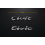 Honda Civic ayna sticker (2 adet)