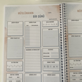 Müslümanın Bir Günü - Günlük Planlayıcı