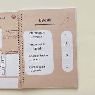 Yolculuk Defterim - 30 Günlük Çocuk Planlayıcısı - Öğren – İbadet Et – Eğlen