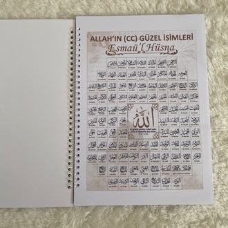 Esmaü’l Hüsna Defteri