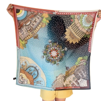 Ankara Fular 90×90 cm