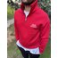 Fermuarlı Kırmızı Sweat