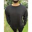 Siyah şardonlu Oversize Sweat