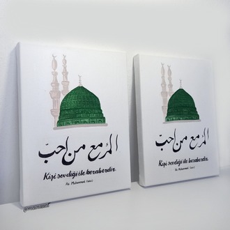 KİŞİ SEVDİĞİ İLE BERABERDİR NEBEVİ TABLO