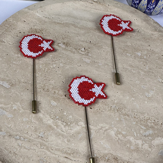 Türk Bayrağı Broş
