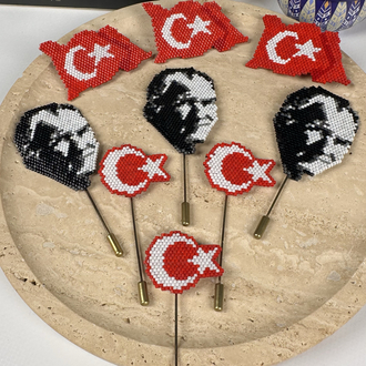 Atatürk Büst Broş 